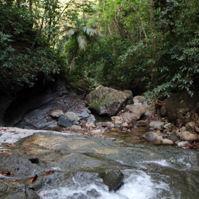 View of the waterfalls